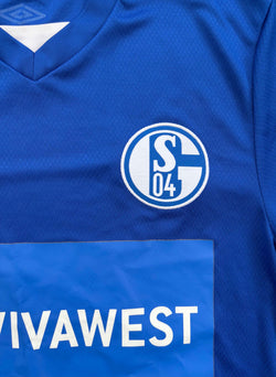 Schalke 2021/2022 Umbro Home Shirt (M) image 2