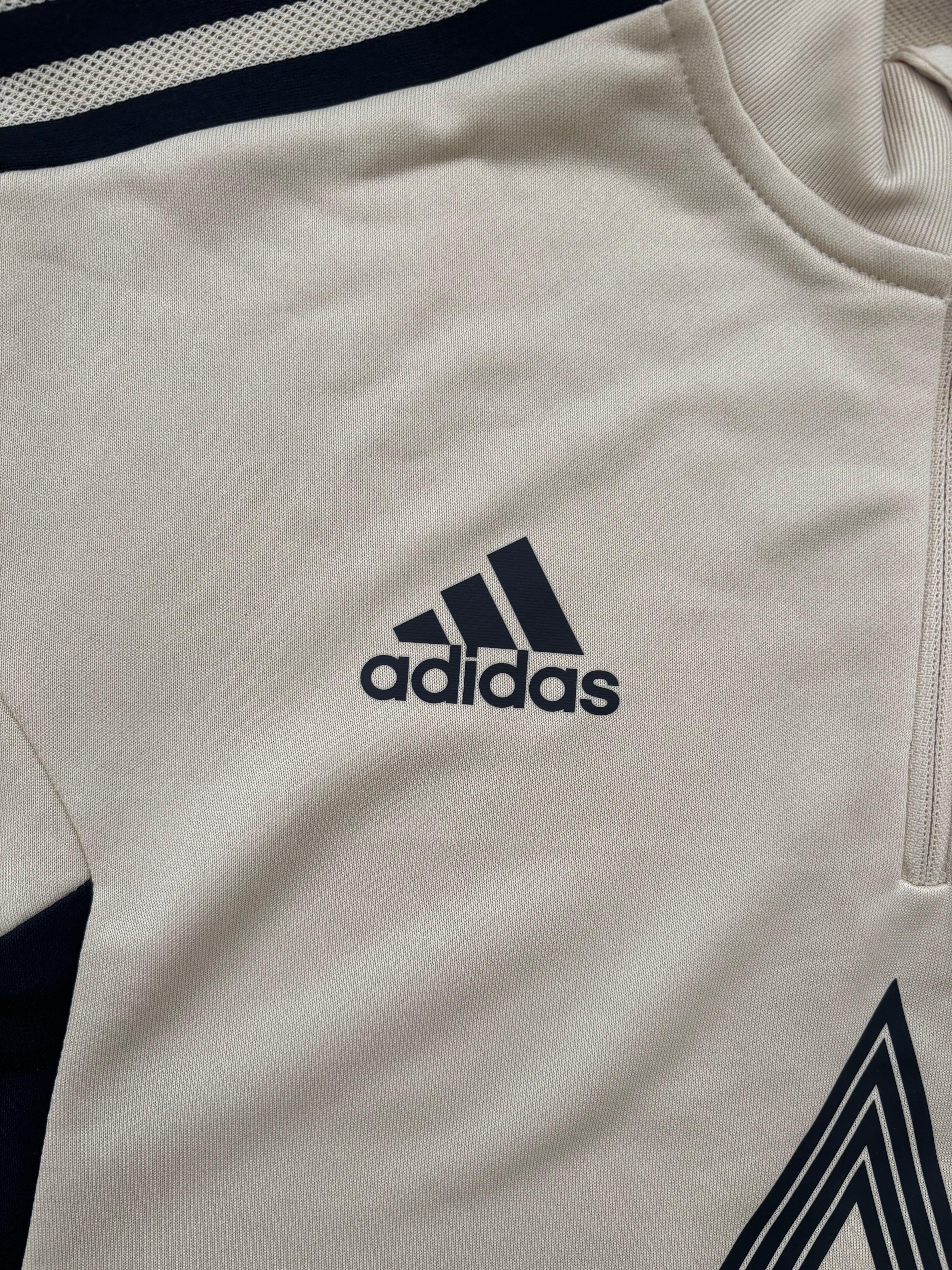 Brand New Leeds United 2022-2023 Adidas Training Quarter Zip Drill Top