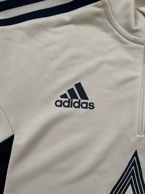 Leeds United 2022-2023 Adidas Training Quarter Zip Drill Top (S)