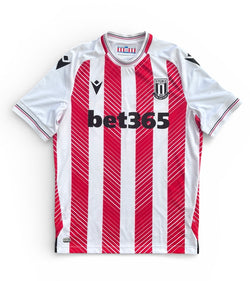 Stoke City FC 2022/2023 Macron Home Shirt (M) image 1