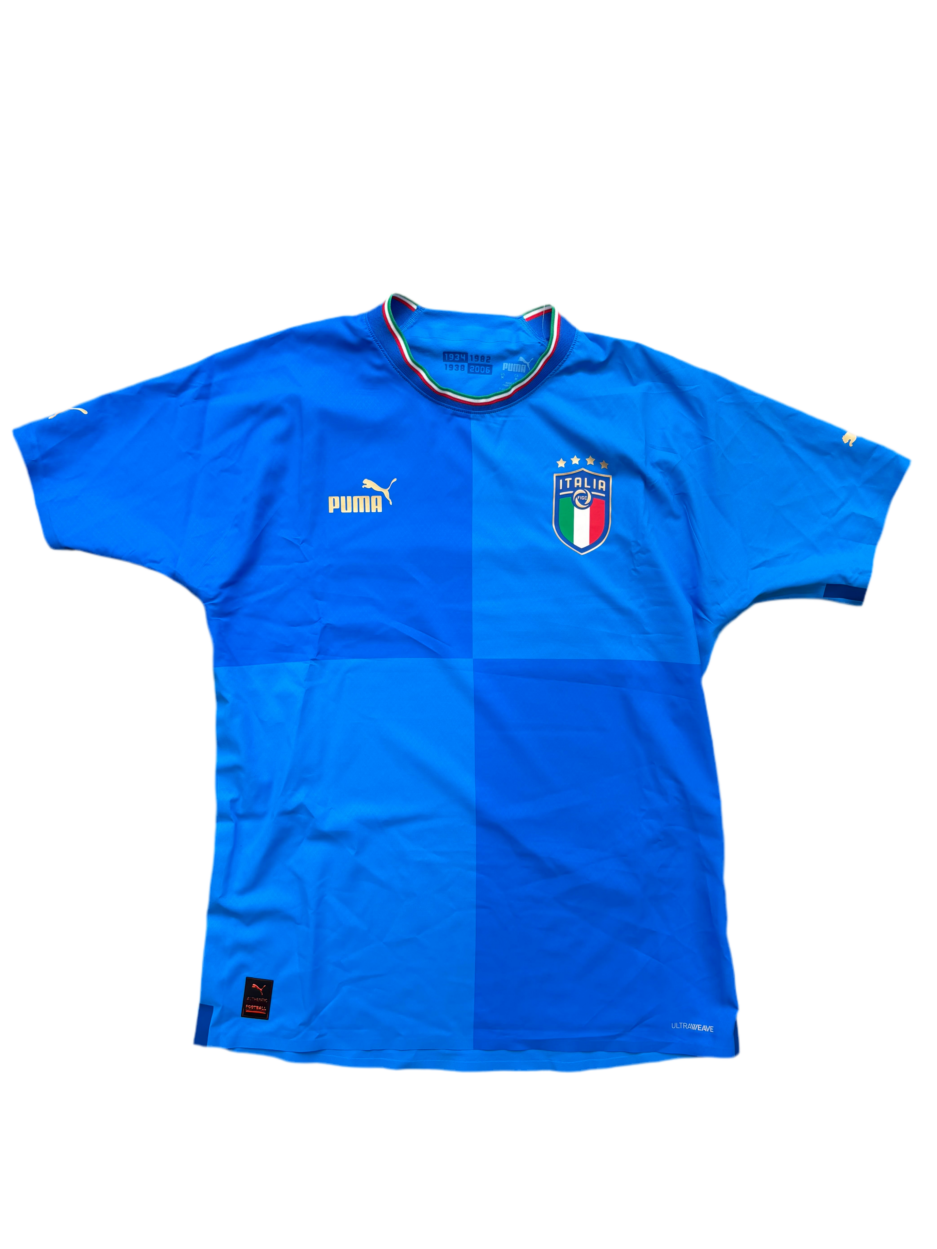 Italy 2022-2023 Home Shirt Collectors Edition With Box