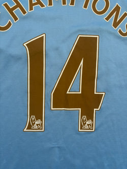Manchester City 2013-2014 Nike Home Shirt (XL) #14 Champions image 3