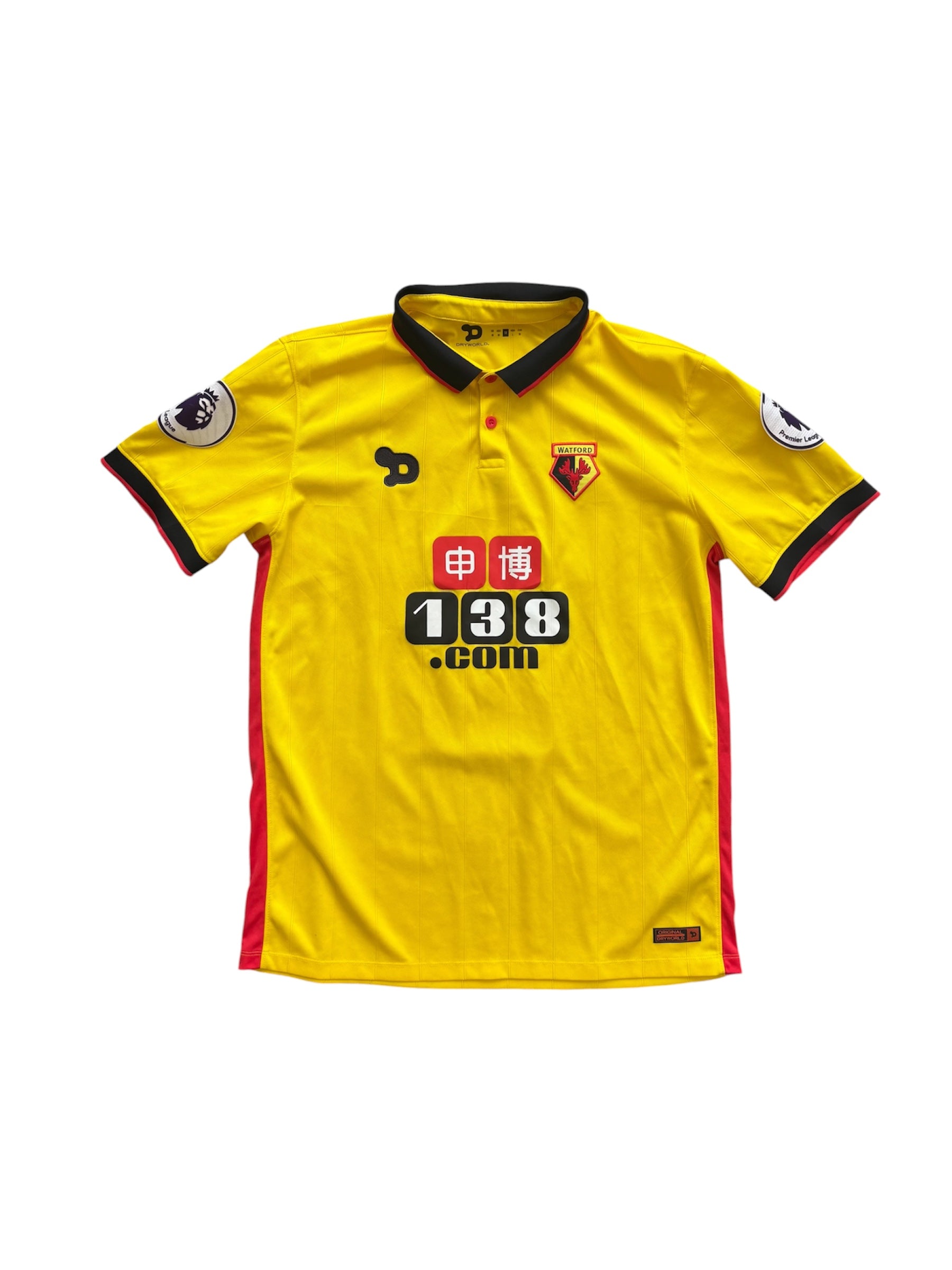 Watford 2016/2017 DryWorld Home Shirt (M) #2 Nyom