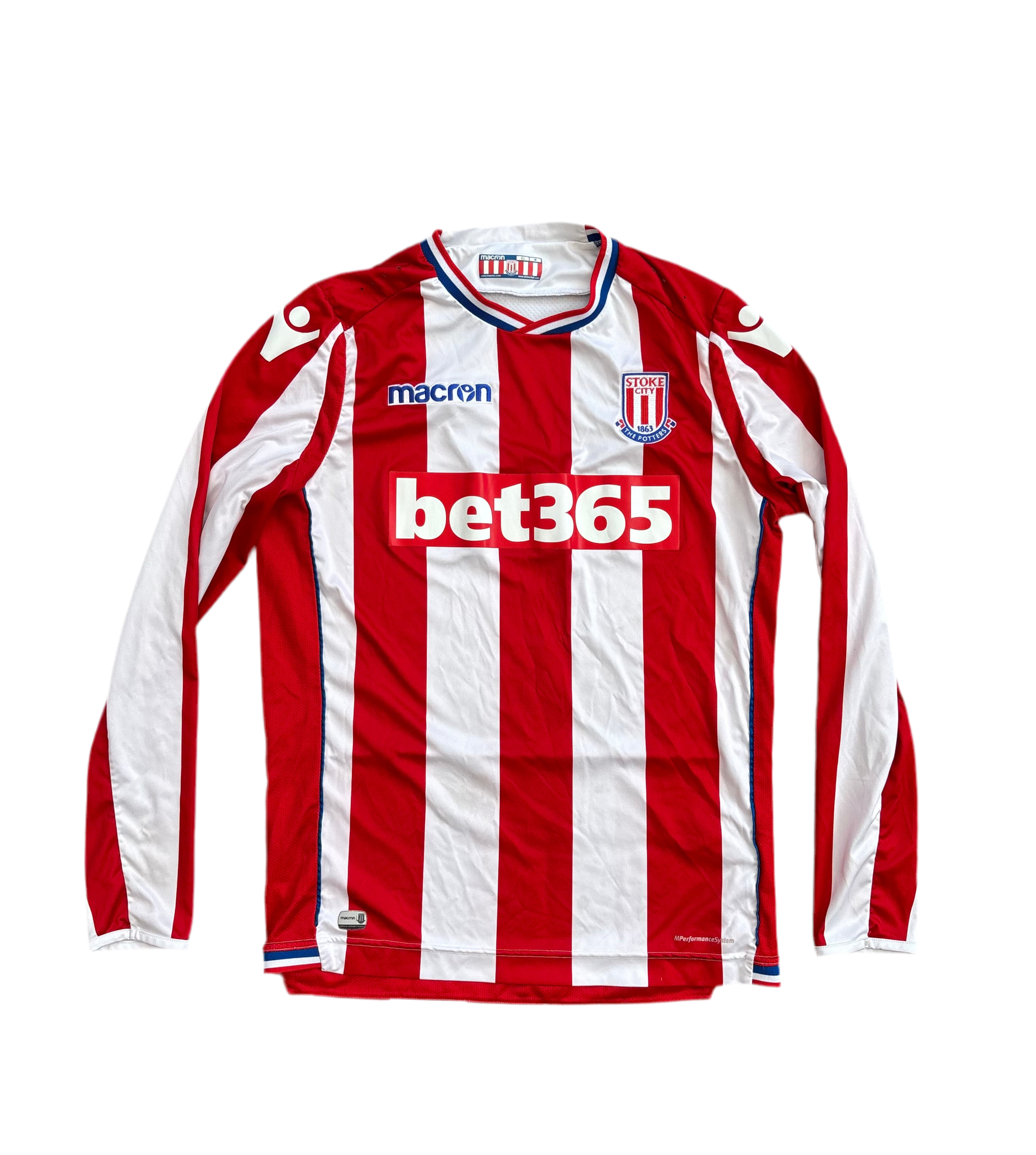 Stoke City 2017-2018 Long Sleeve Home Shirt