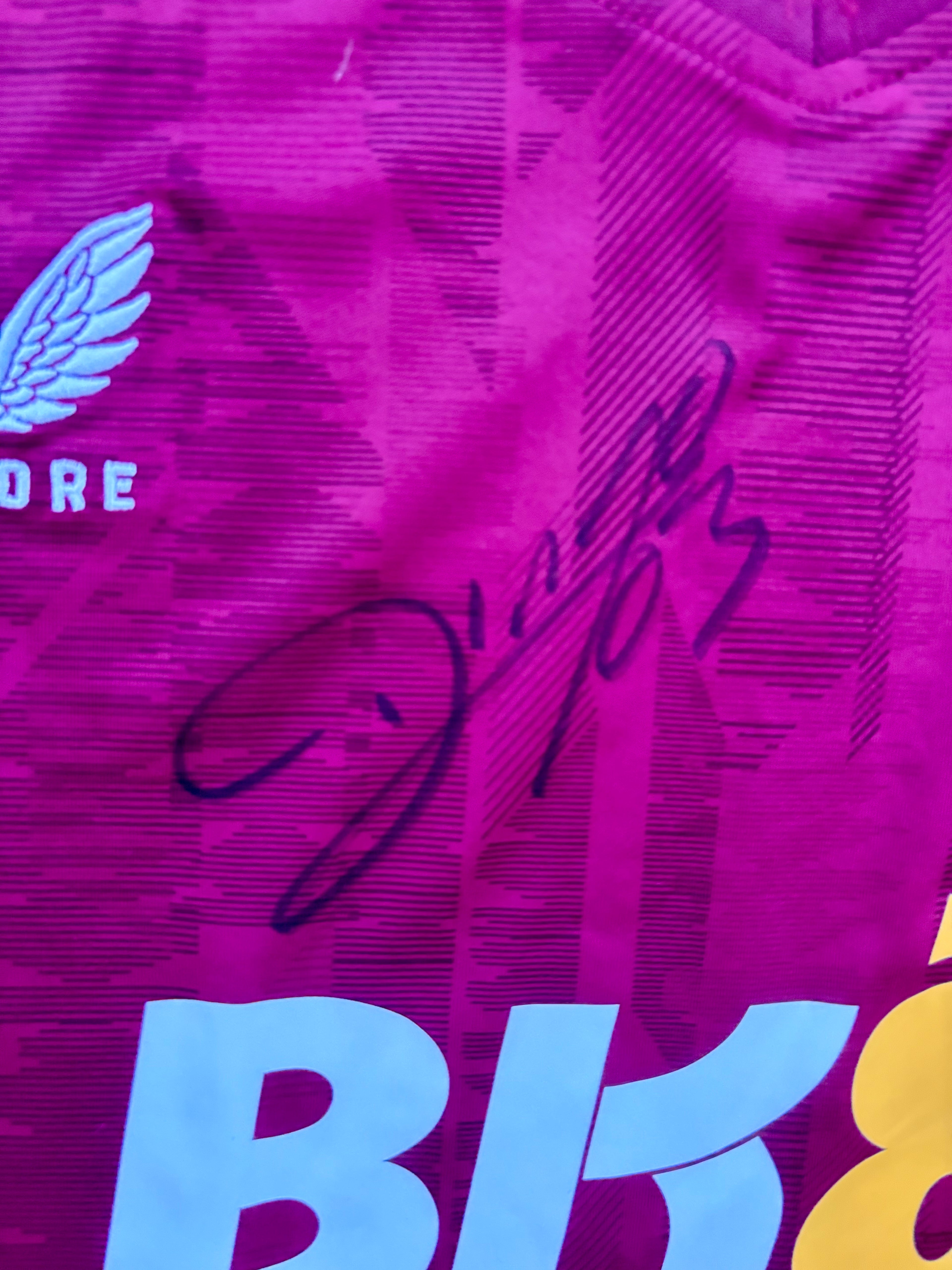 Diego Carlos Signed Aston Villa Home Shirt 10/10