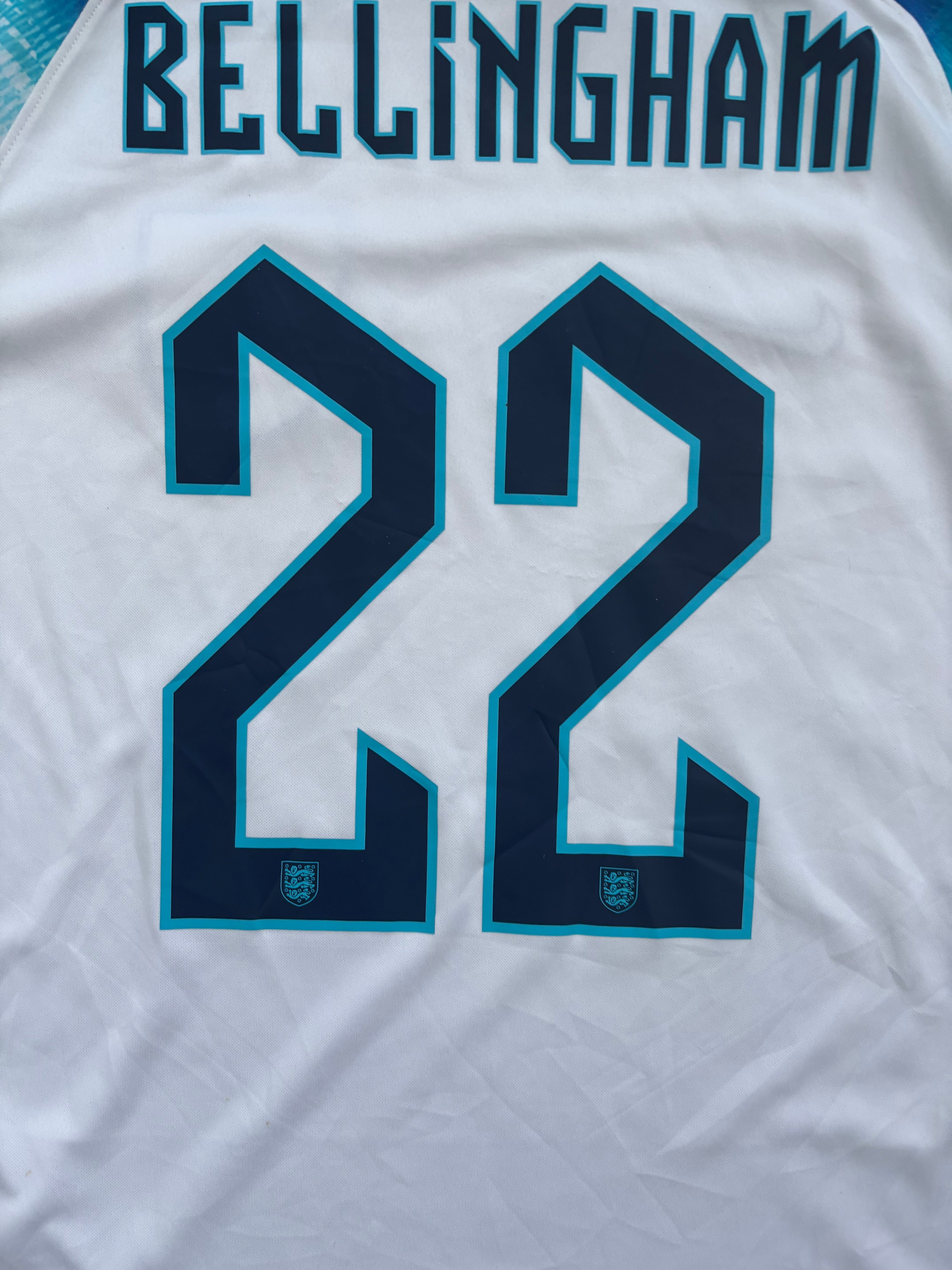 Jude Bellingham England 2022-2023 Nike Home Shirt