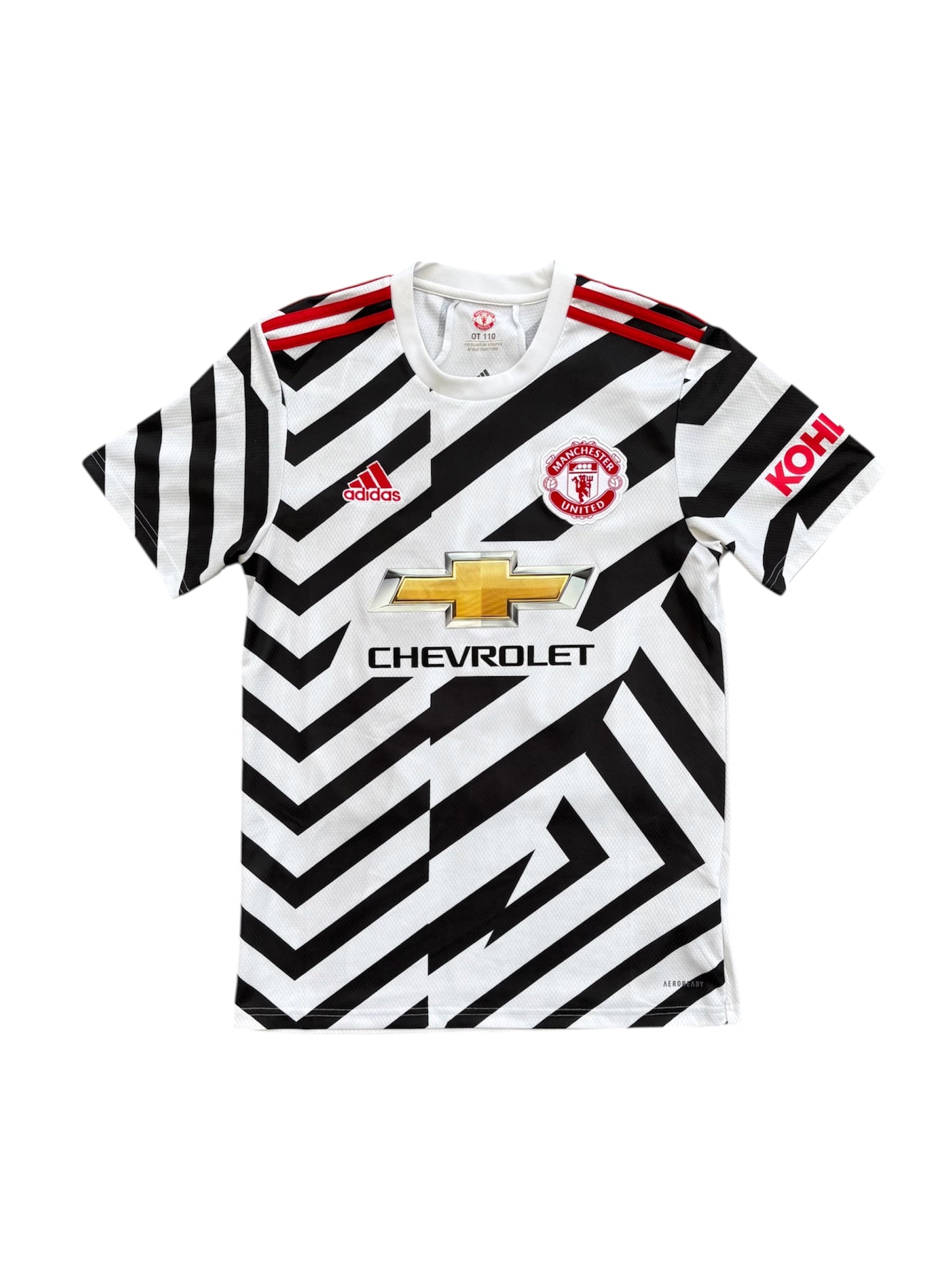 Manchester United 2020/2021 Adidas Third Shirt (S) #18 B.Fernandes