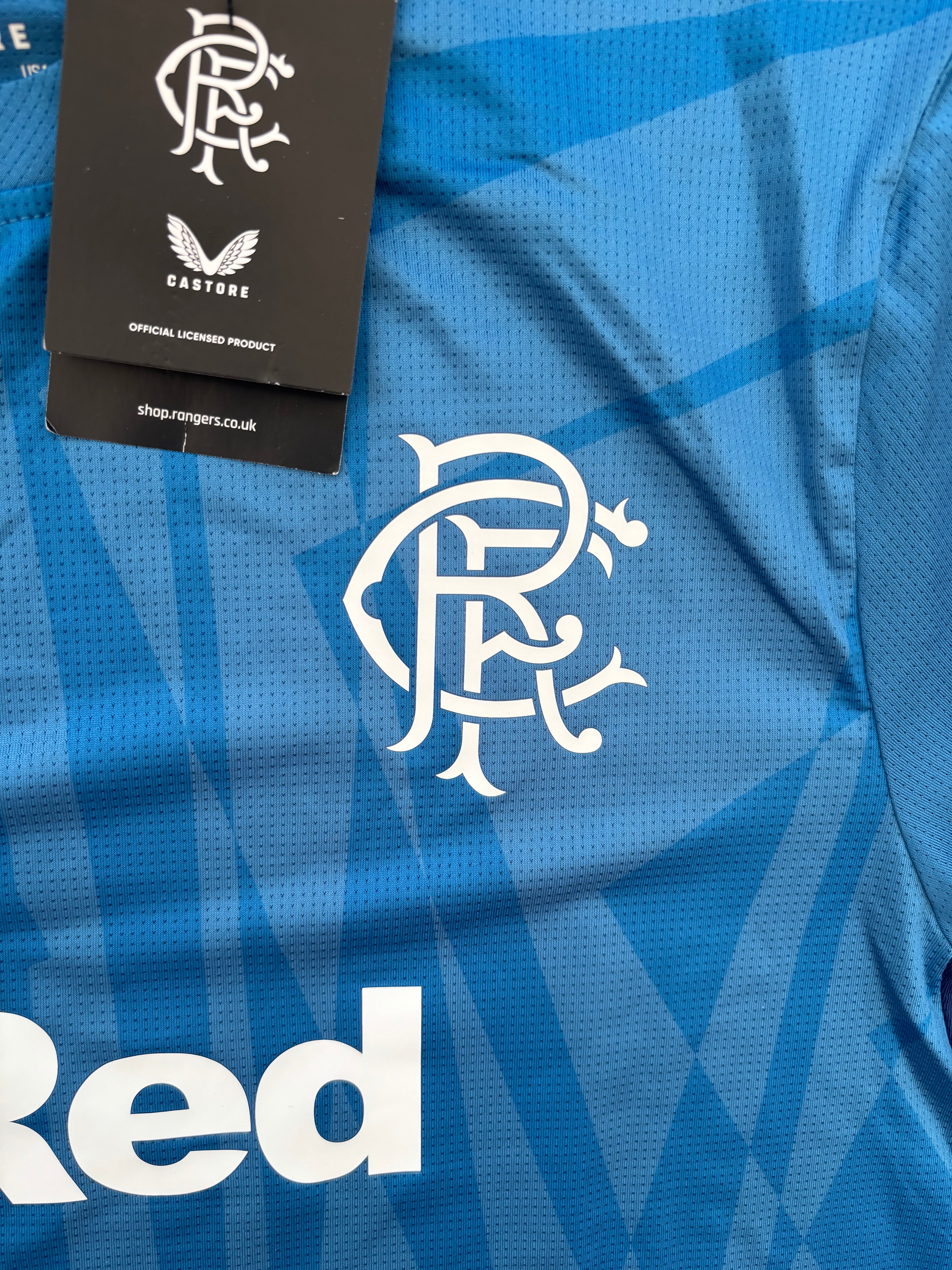Brand New Glasgow Rangers 2022-2023 Castore Training Top