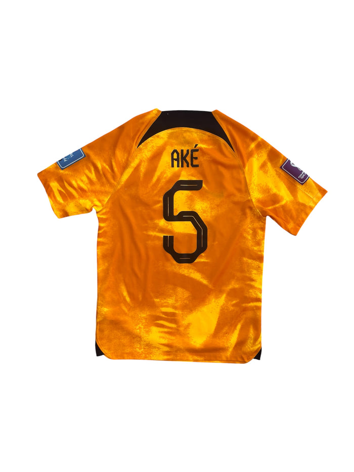 Netherlands 2022/2023 Nike Home Shirt #5 Ake (M)