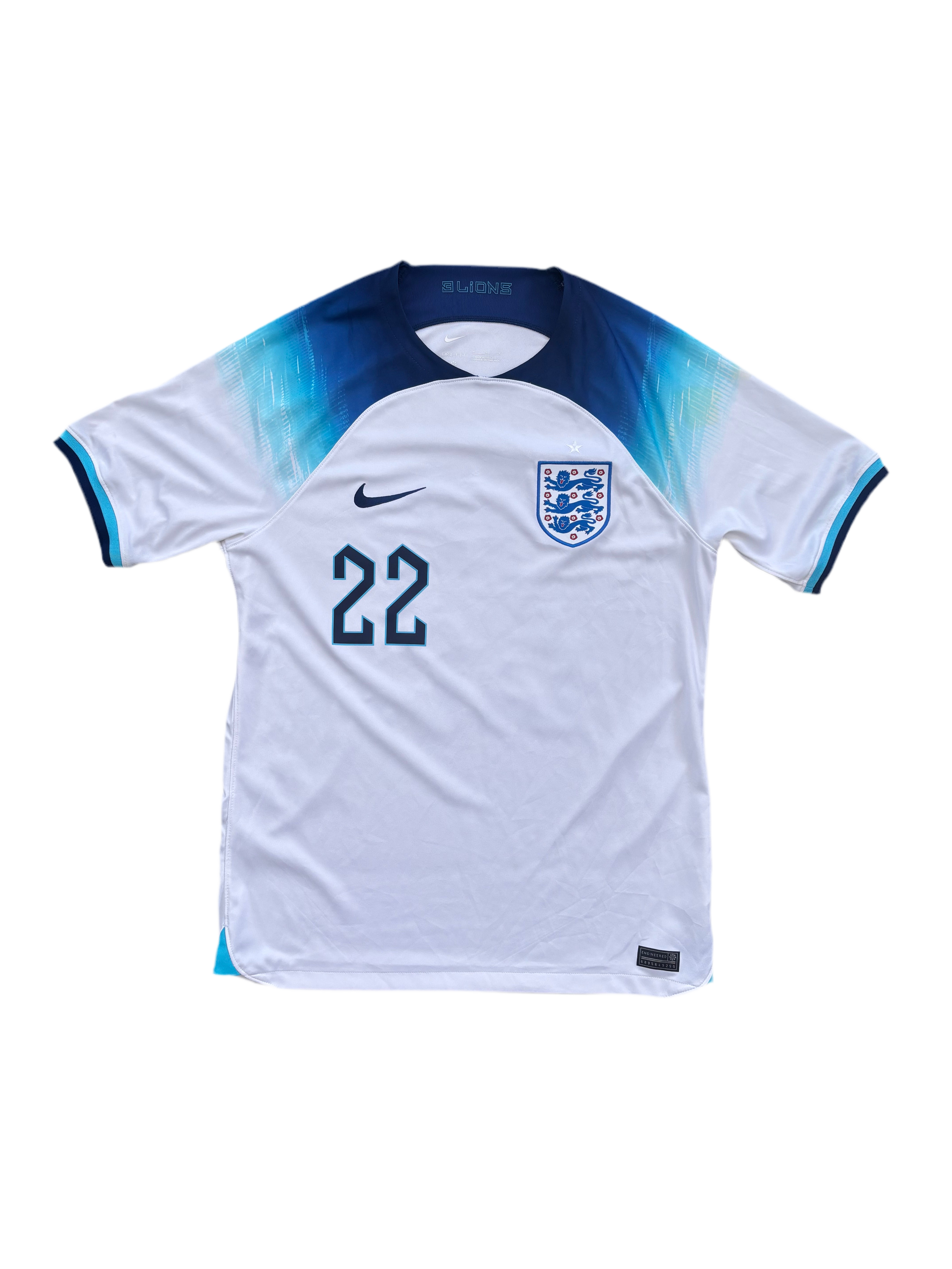 Jude Bellingham England 2022-2023 Nike Home Shirt