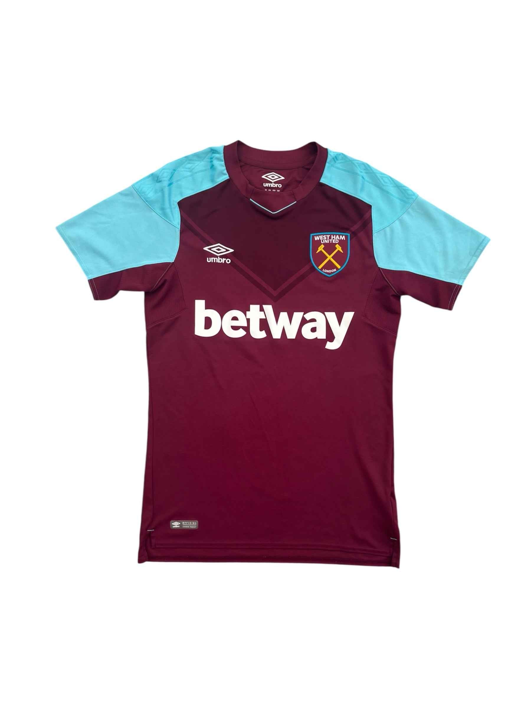 West Ham United 2017/2018 Umbro Home Shirt (S)