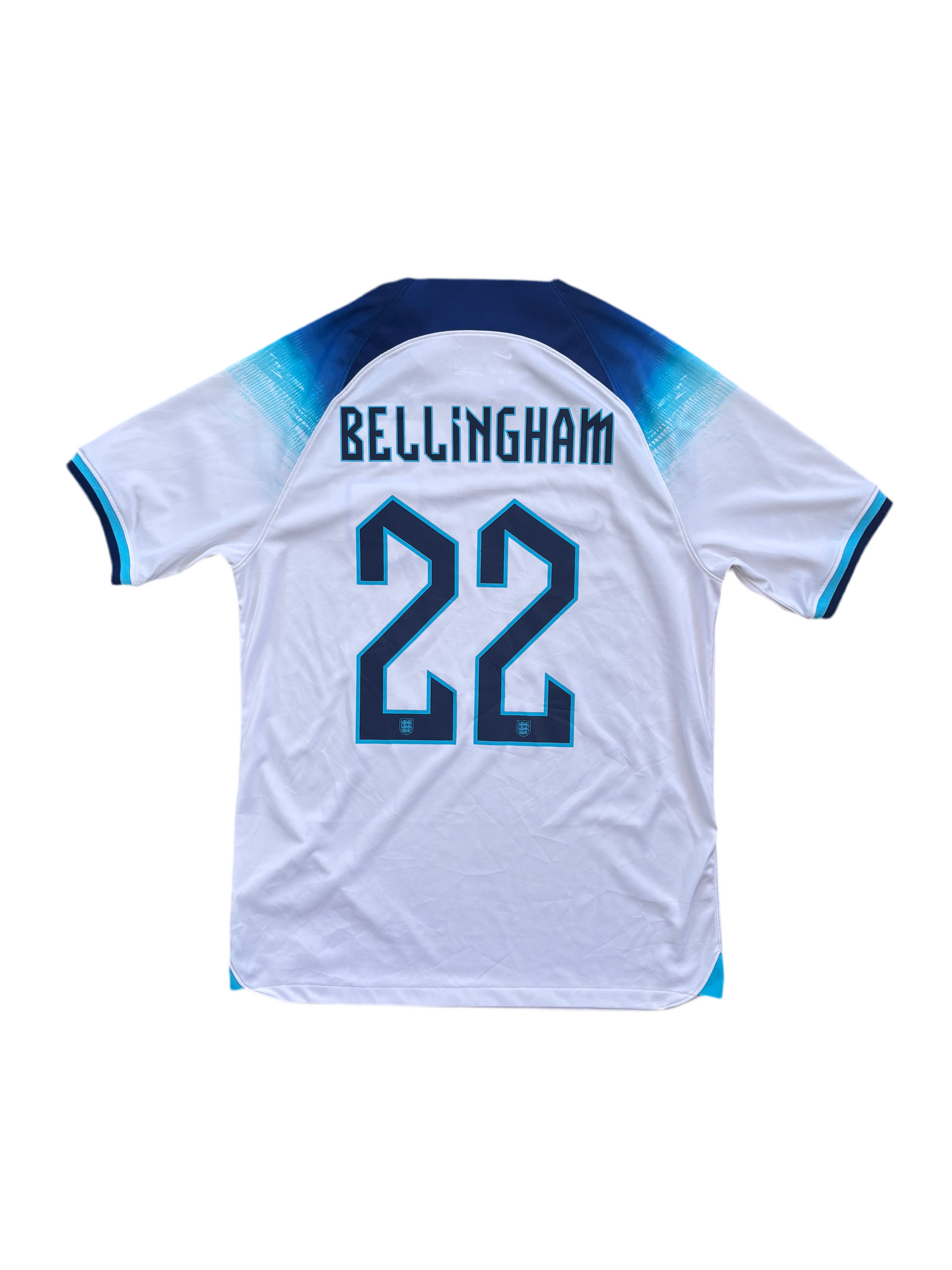 England 2022/2023 Nike Home Shirt (M) #22 Bellingham