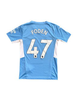 Manchester City 2021/2022 Puma Home Shirt (S) #47 Foden image 1