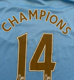 Manchester City 2013-2014 Nike Home Shirt (XL) #14 Champions image 4
