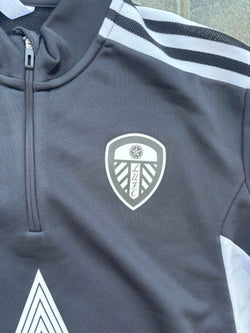 Leeds United 2022-2023 Adidas Training Quarter Zip Drill Top (S) image 4