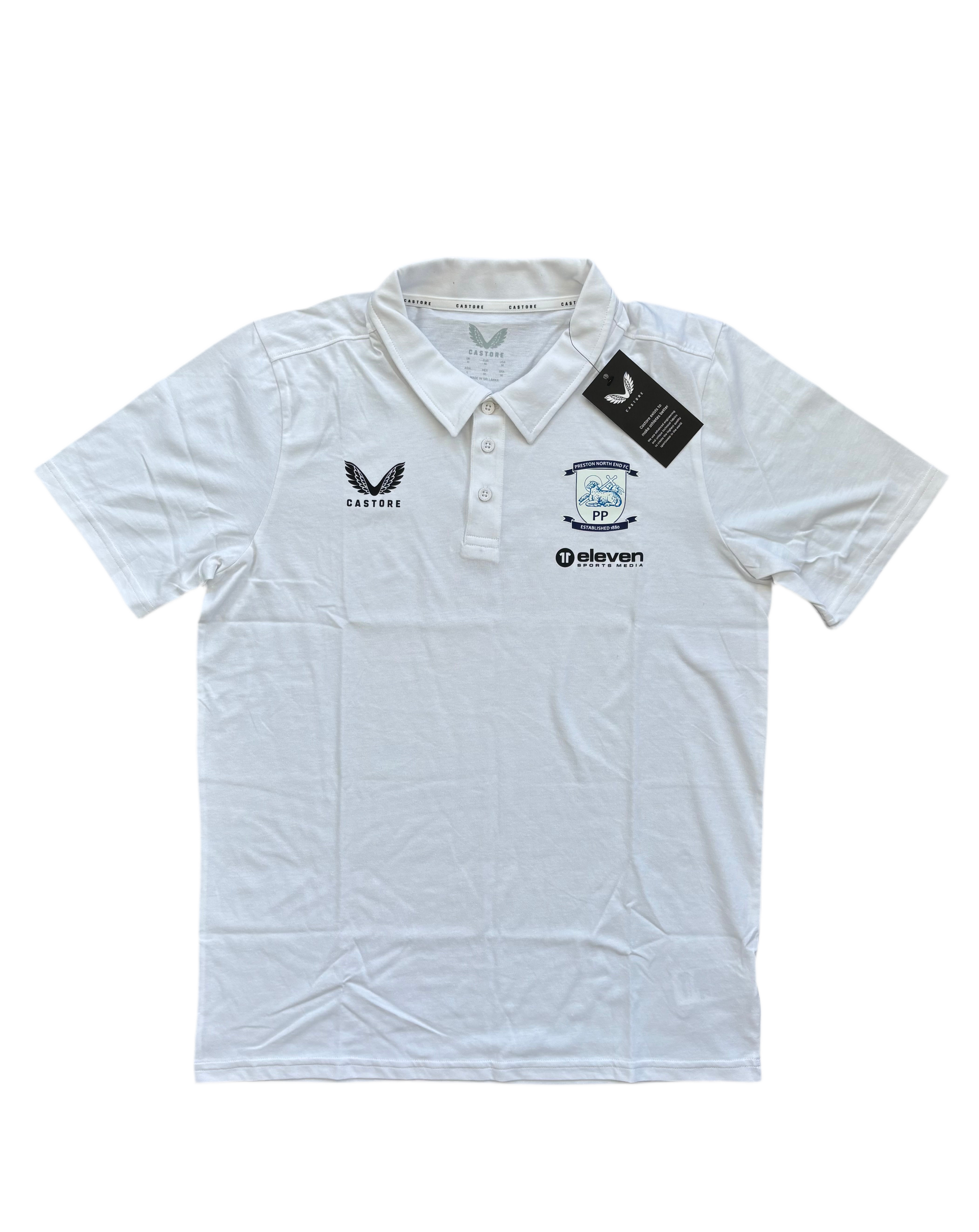Brand New Preston North End 2023-2024 Castore Polo Shirt