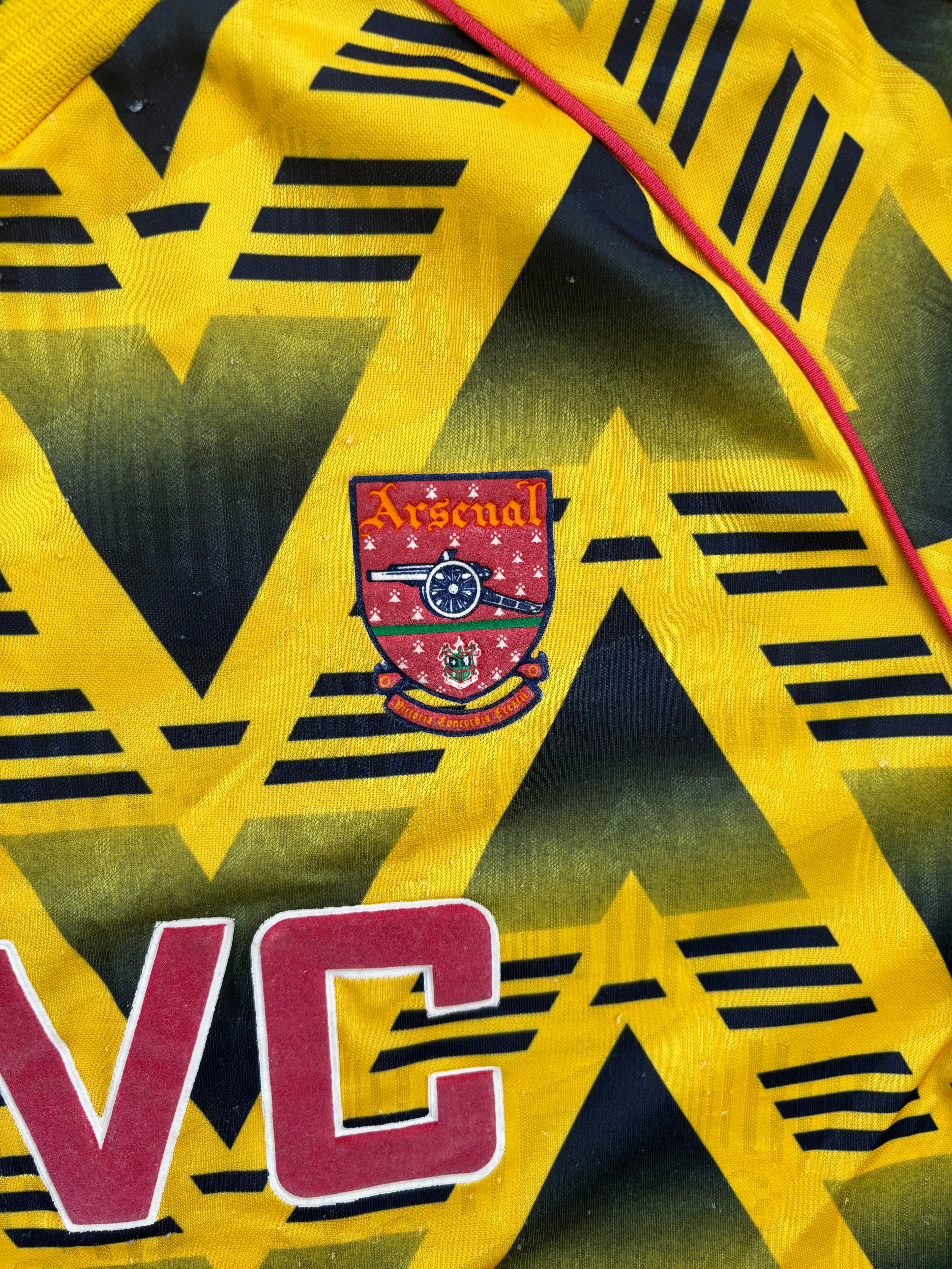 Arsenal 1991/1993 Bruised Banana Away Shirt