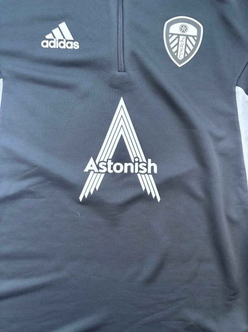Leeds United 2022-2023 Adidas Training Quarter Zip Drill Top (S)