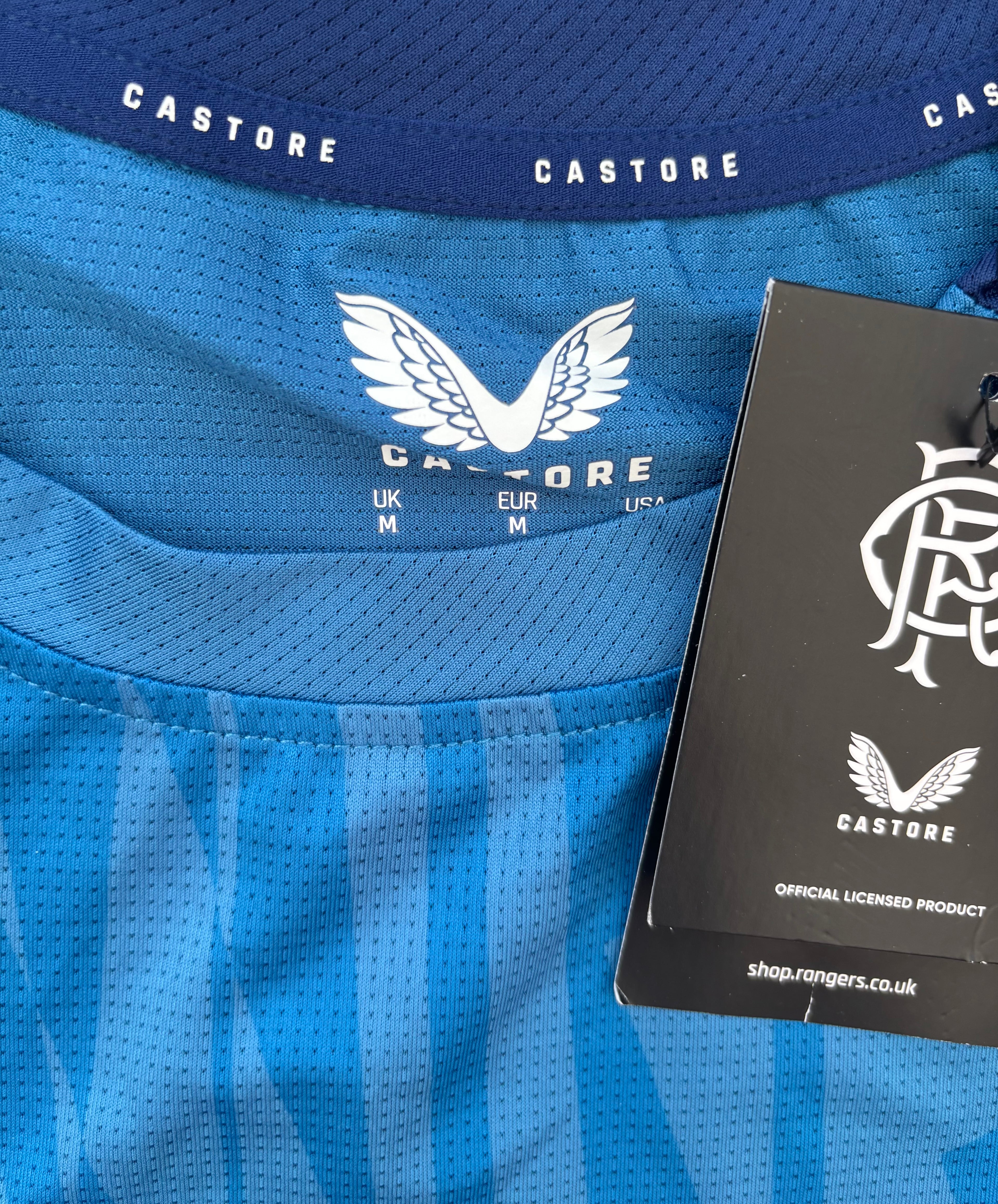 Brand New Glasgow Rangers 2022-2023 Castore Training Top