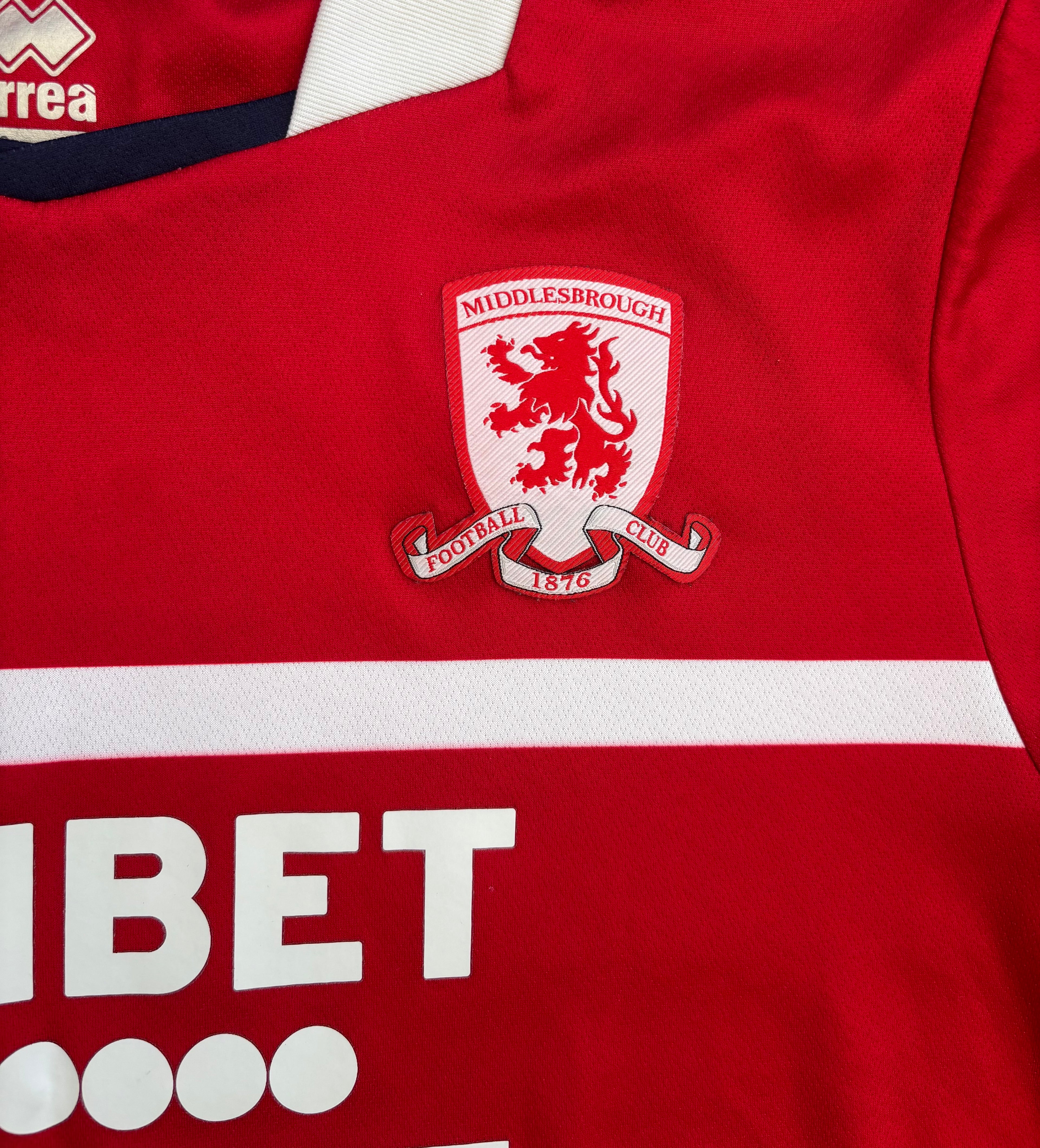 Middlesborough 2023-24 Errea Home Shirt