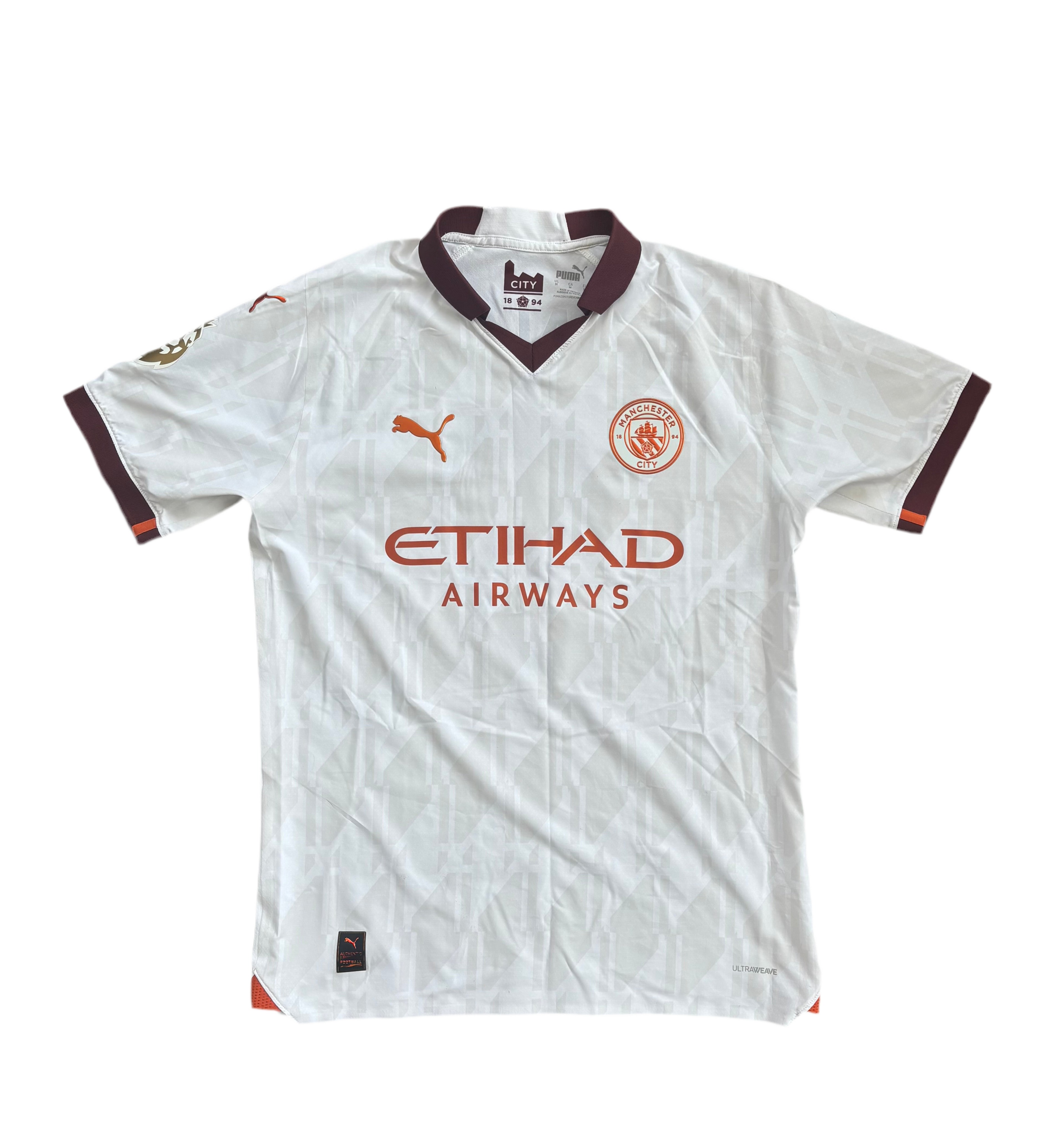 'HAALAND' Manchester City 2023-2024 Player Edition Puma Away Shirt