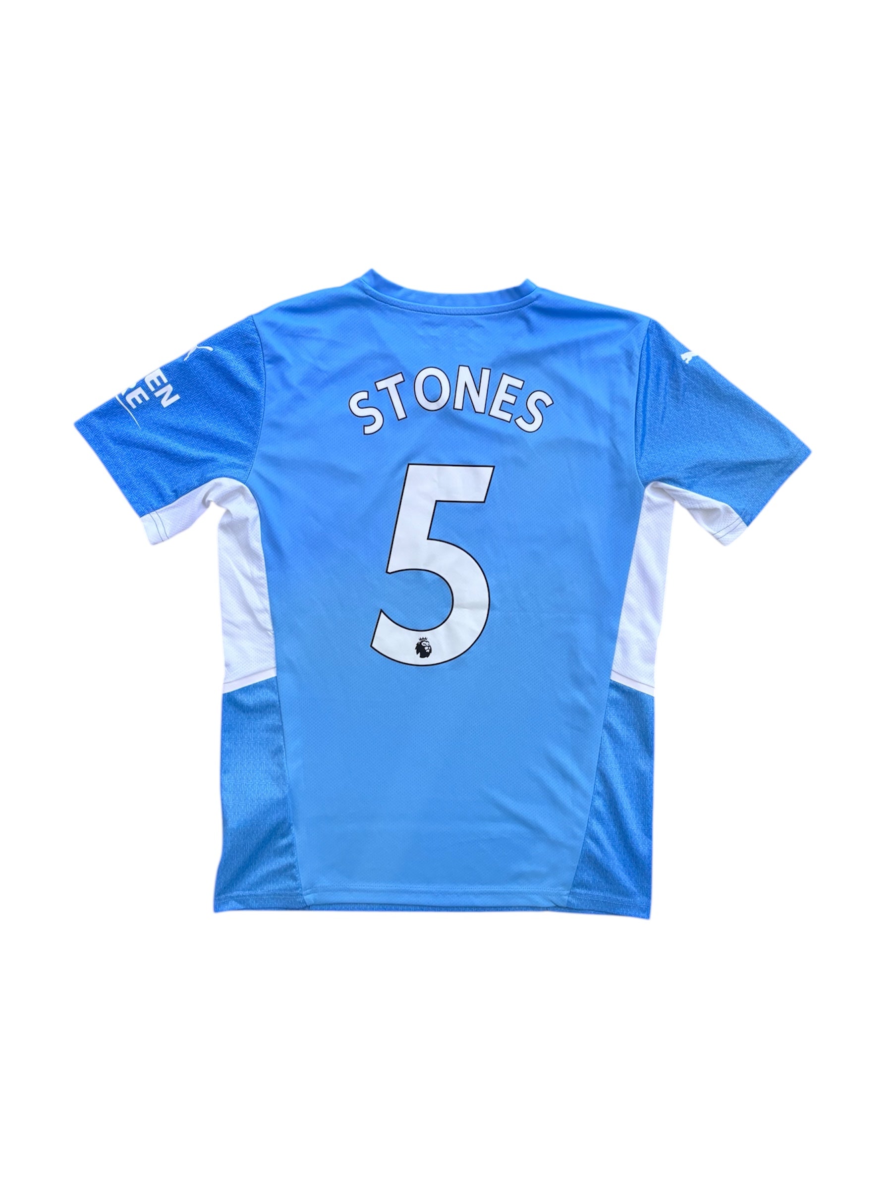 Manchester City 2021/2022 Puma Home Shirt (S) #5 Stones