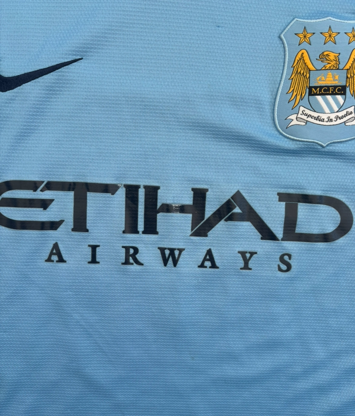 Manchester City 2013-2014 ‘Champions’ Nike Home Shirt