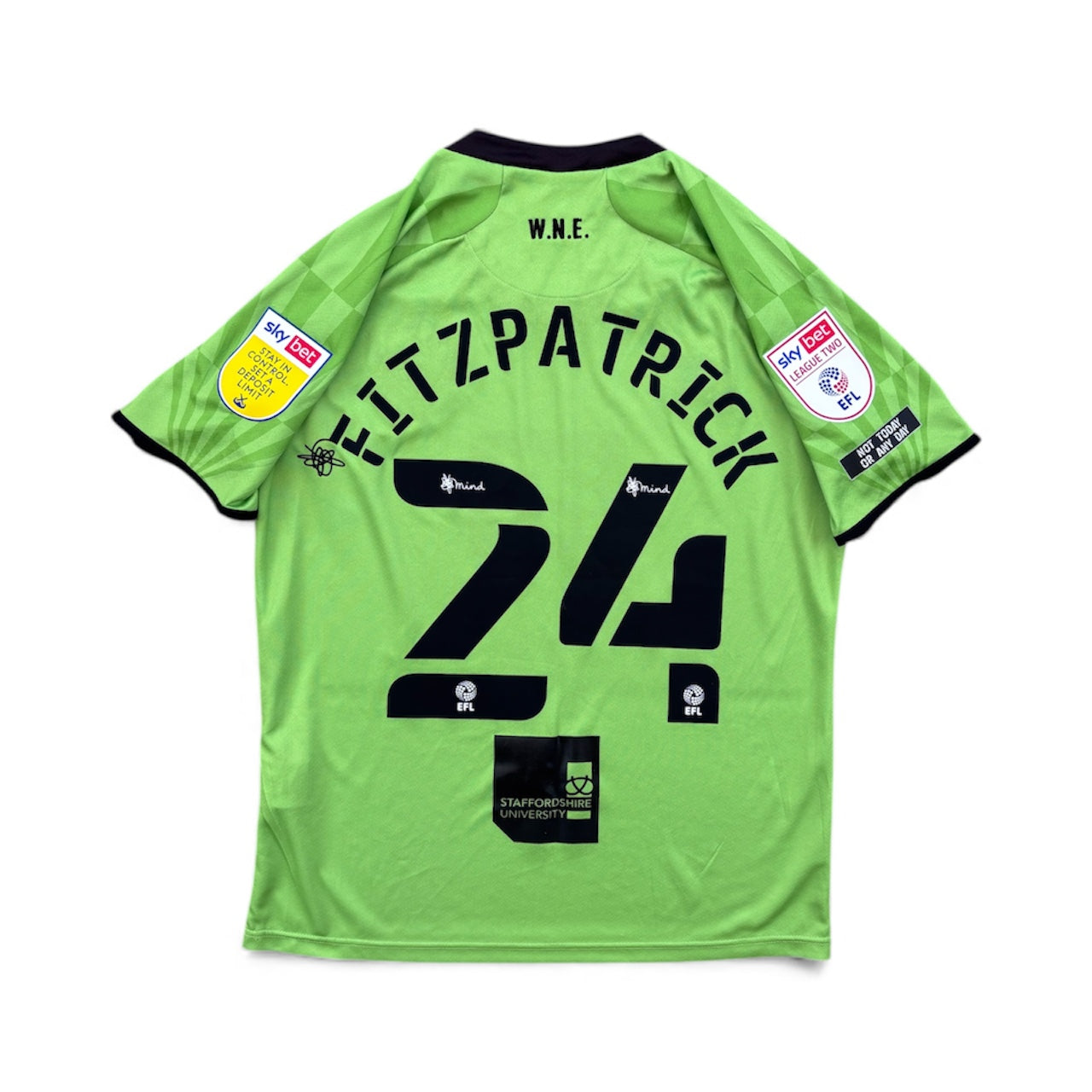 Port Vale 'Fitzpatrick' 2021-2022 Errea Third Shirt