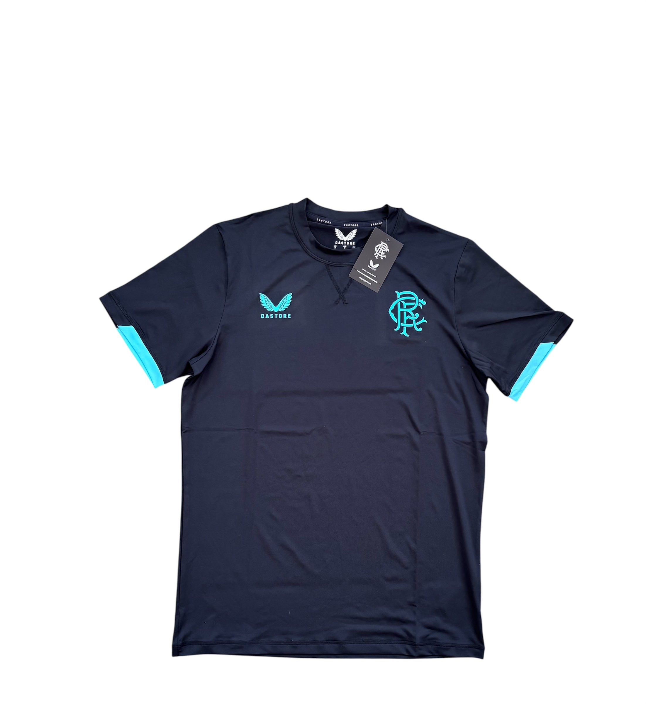 Brand New Glasgow Rangers 2023-2024 Castore Casual Tee