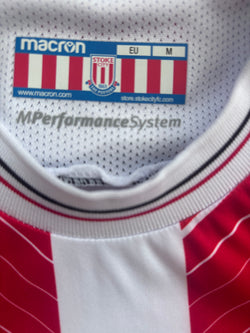 Stoke City FC 2022/2023 Macron Home Shirt (M) image 3