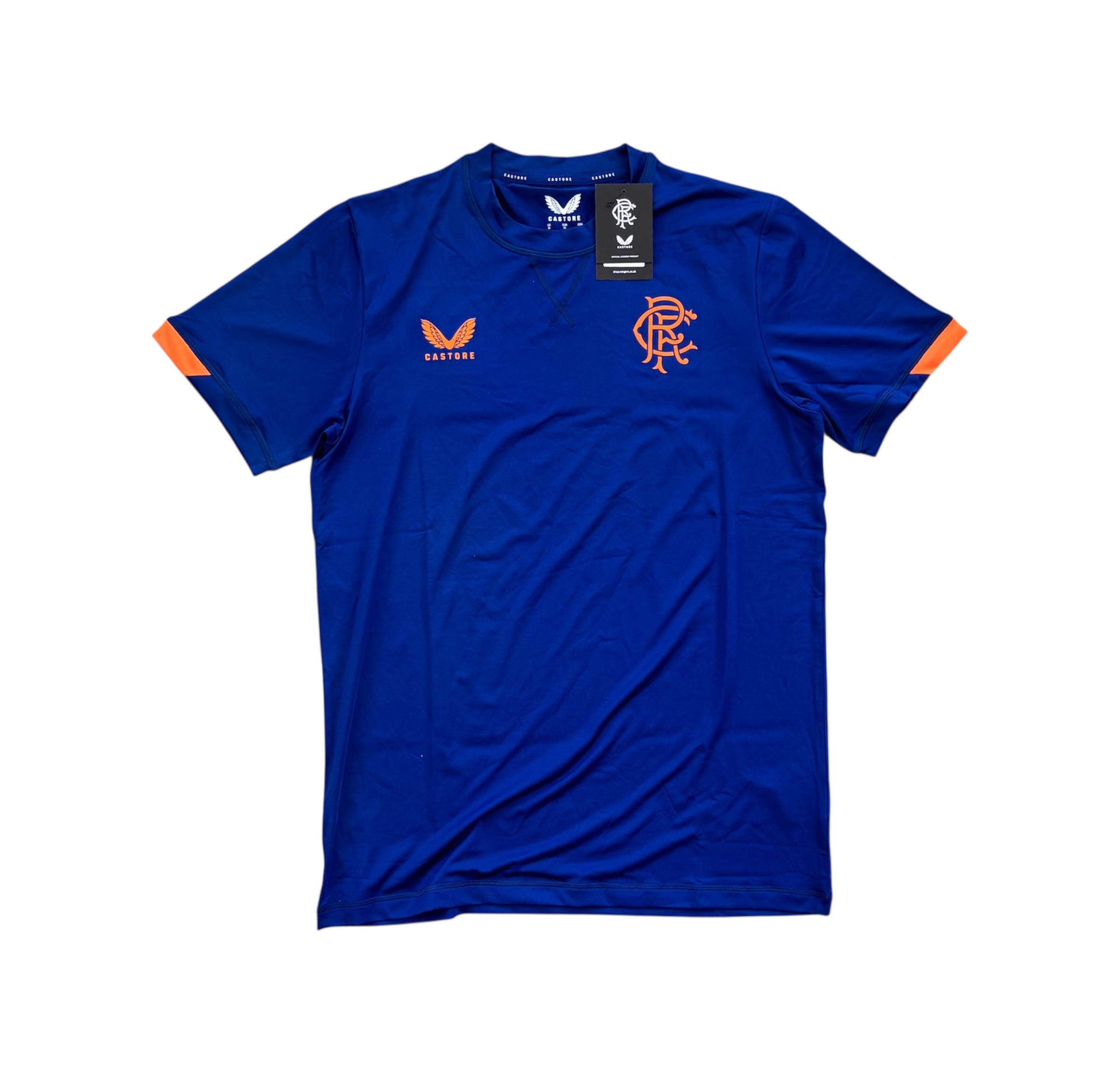 Brand New Glasgow Rangers 2023-2024 Castore Travel Tee